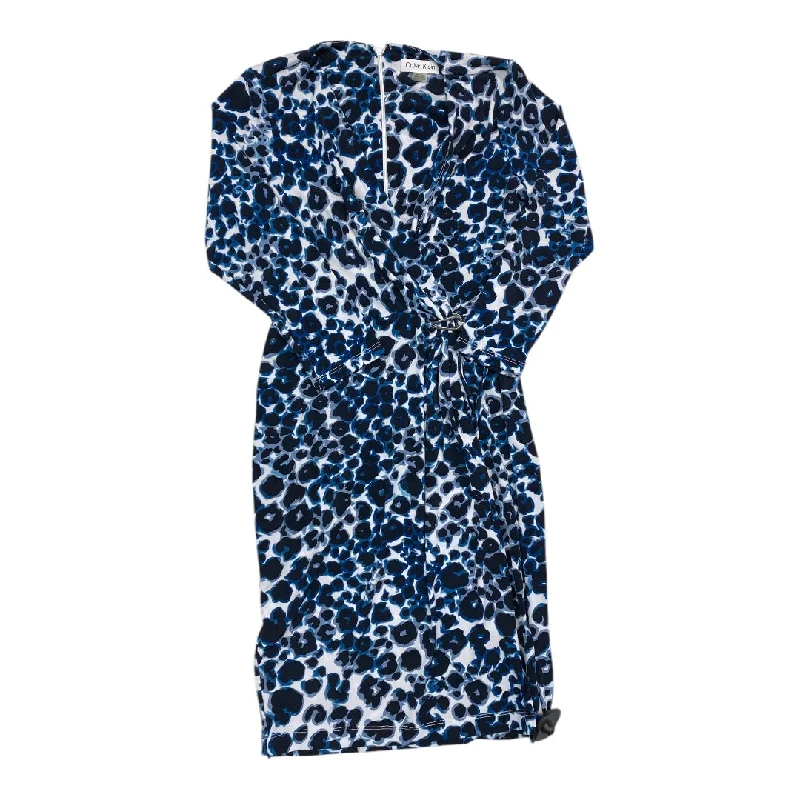 Year-End Sale Dress Party Midi By Inc In Blue & White, Size: 4p