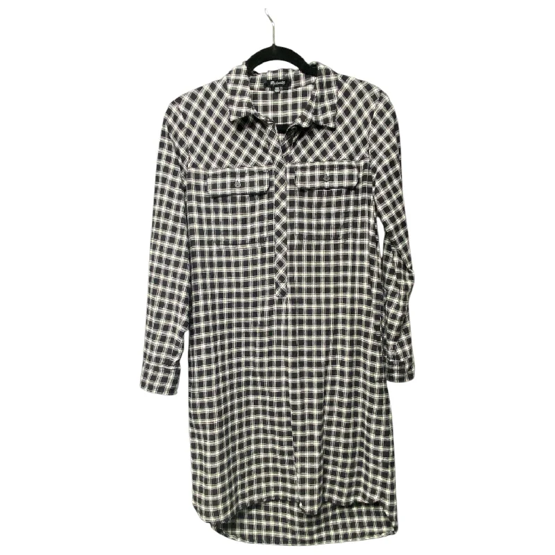 Closeout Sale Dress Casual Short By Madewell In Plaid Pattern, Size: Xxs
