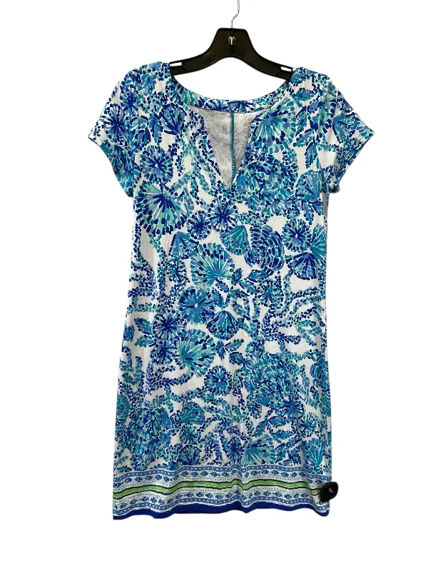 Final Markdown Dress Casual Midi By Lilly Pulitzer In Blue & White, Size: S