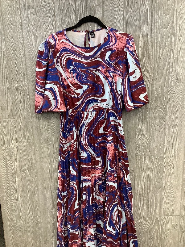 Clearance Sale Dress Casual Maxi By Shein In Multi-colored, Size: L