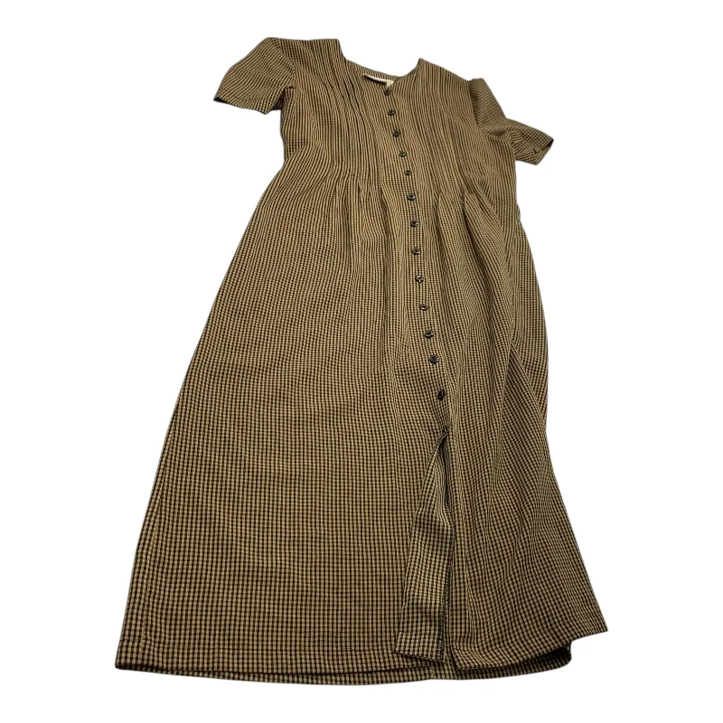 Can't Be Beat Dress Casual Maxi By Kithia In Brown, Size: 14