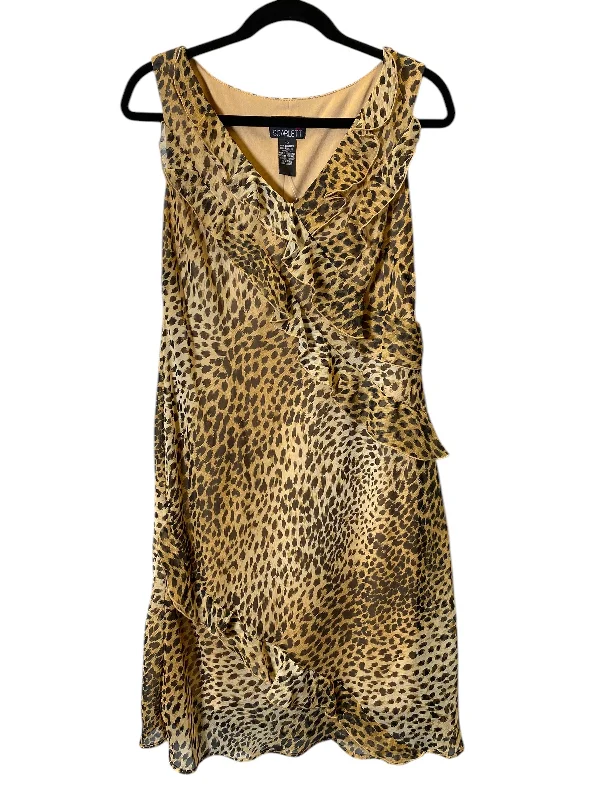 Bargain Prices Dress Casual Midi By Scarlett In Animal Print, Size: M