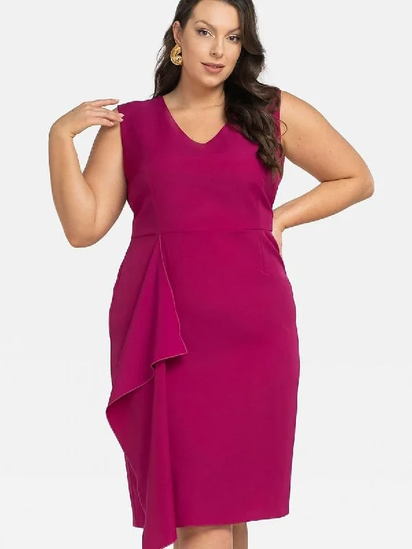 Holiday Sale Plus size dress model 197780 Karko