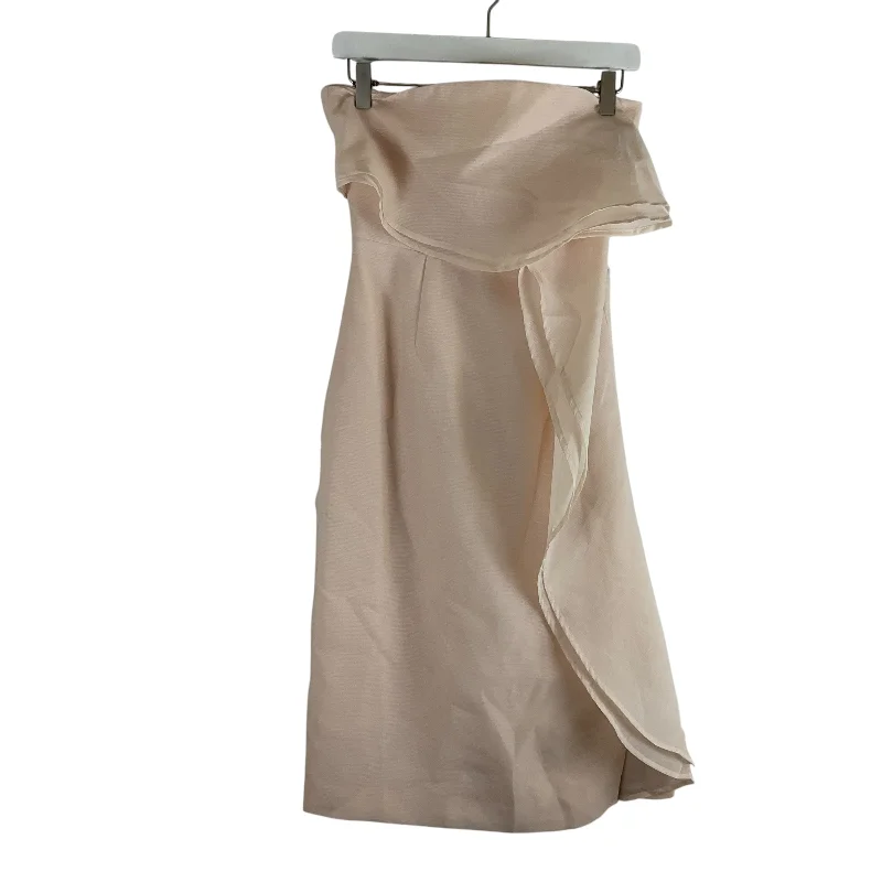 Price Rollback Dress Party Midi By Clothes Mentor In Peach, Size: S
