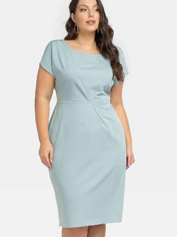 Price Cut Plus size dress model 196877 Karko
