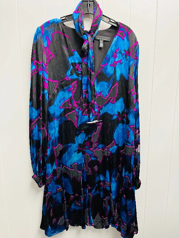 Midnight Madness Dress Party Short By White House Black Market In Blue & Purple, Size: 8