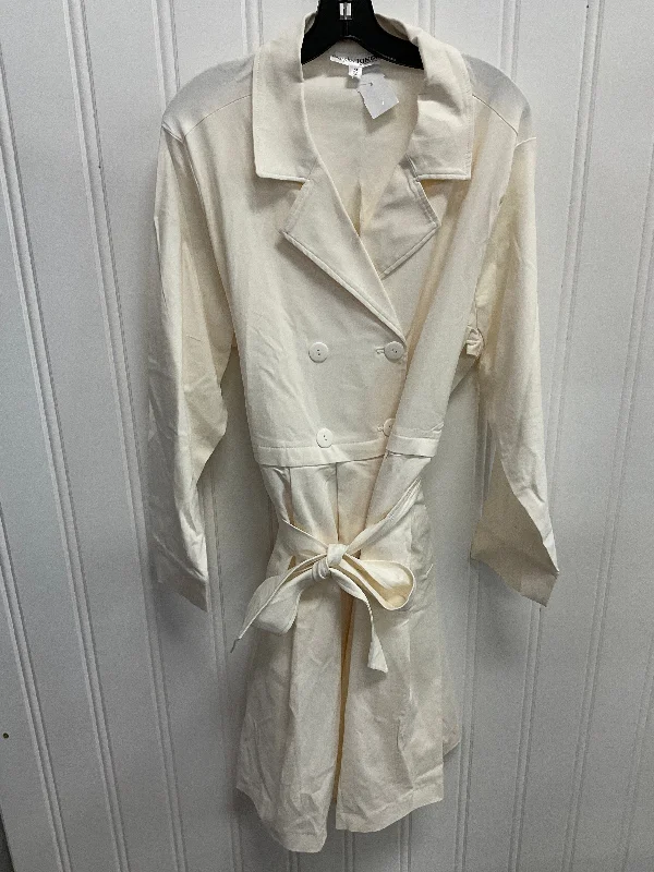 Doorbuster Deal Dress Casual Midi By Clothes Mentor In White, Size: 2x