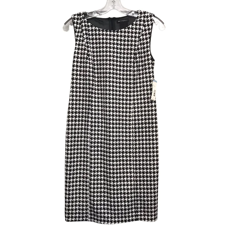 Quick Sale Dress Casual Short By Metaphor In Black & White, Size:S