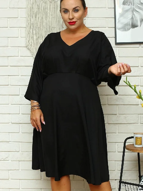 Sneak Peek Sale Plus size dress model 168959 Karko