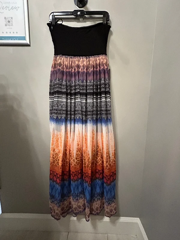 Weekend Deal Dress Casual Maxi By Bebe In Multi-colored, Size: Xxs