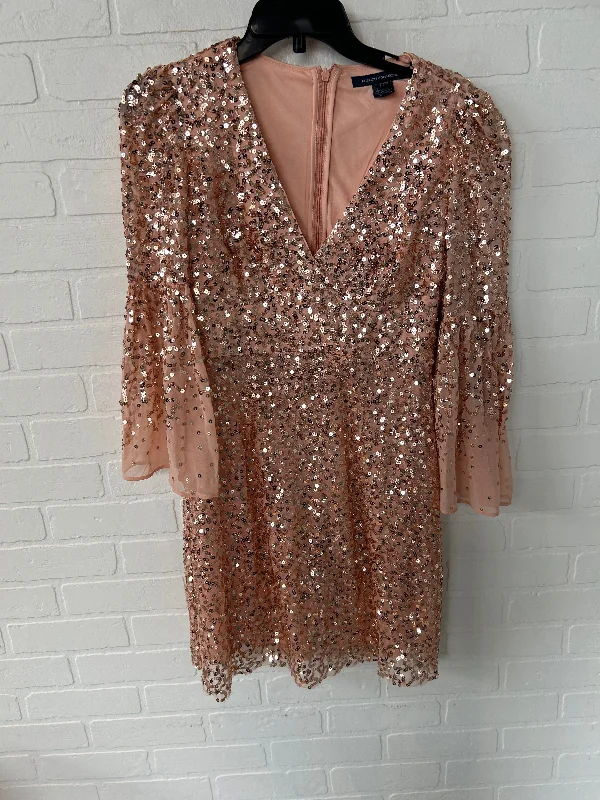 Super Deal Dress Party Short By French Connection In Peach, Size: S