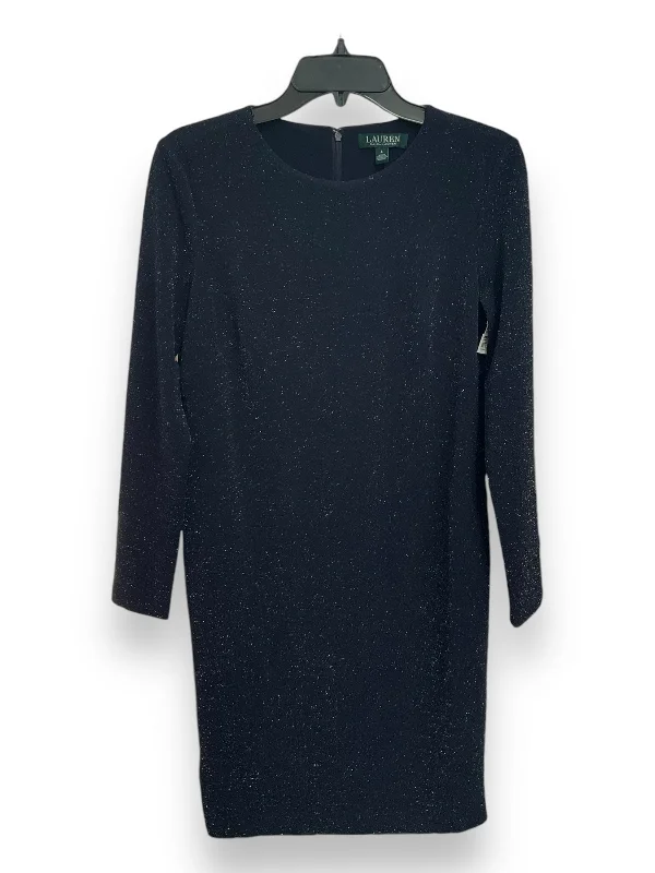 Blowout Deals Dress Casual Midi By Lauren By Ralph Lauren In Blue, Size: S