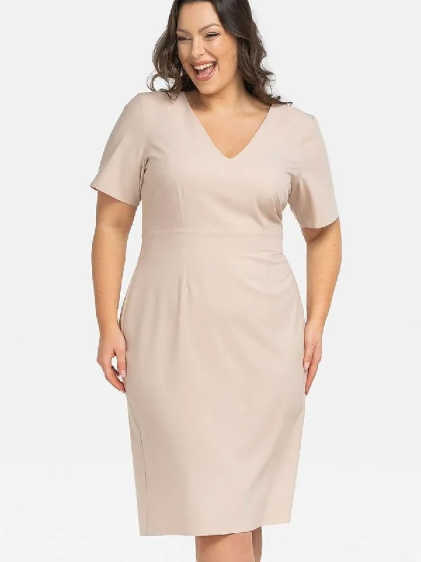 Extra Discounts Plus size dress model 196879 Karko