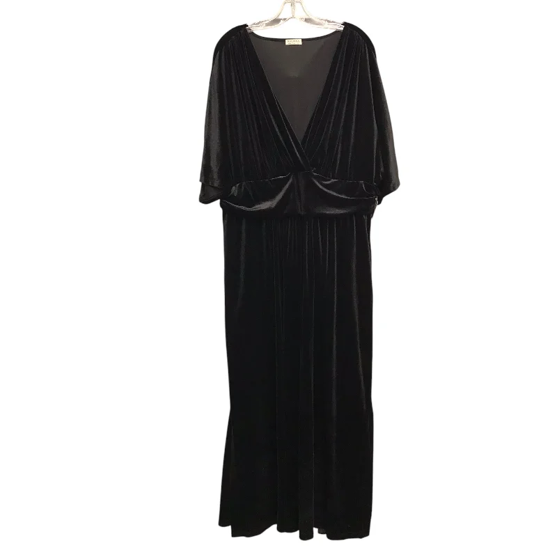 Amazing Deals Dress Party Long By Kiyonna In Black, Size:3