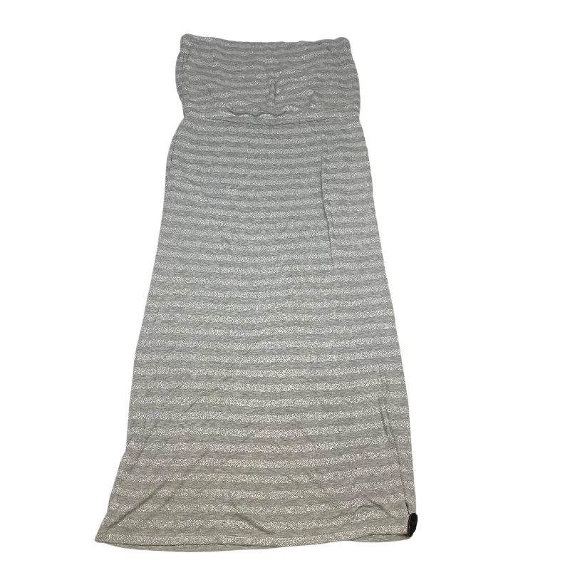 Major Savings Dress Casual Maxi By White House Black Market In Grey, Size: Xl
