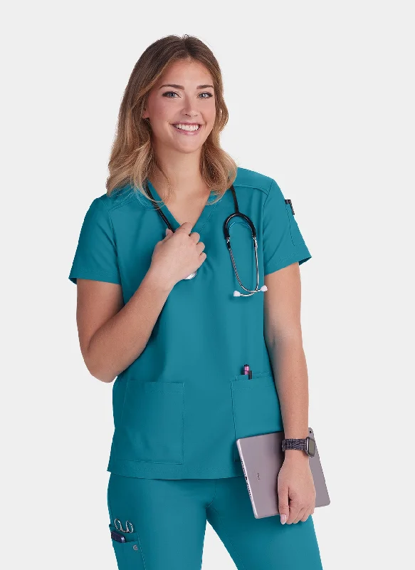 Lowest Price Koi Cureology Cardi Scrub Top - Teal