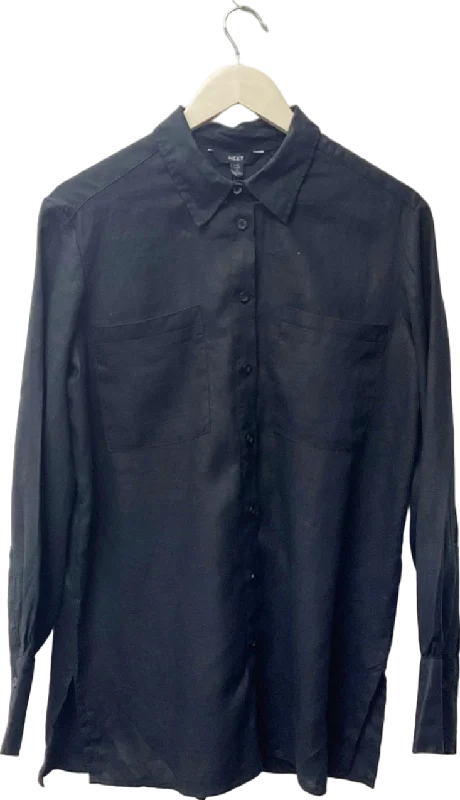 Limited Availability Next Black Linen Shirt UK 10