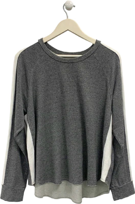 Super Deal Sundry Grey Long Sleeve Top UK M