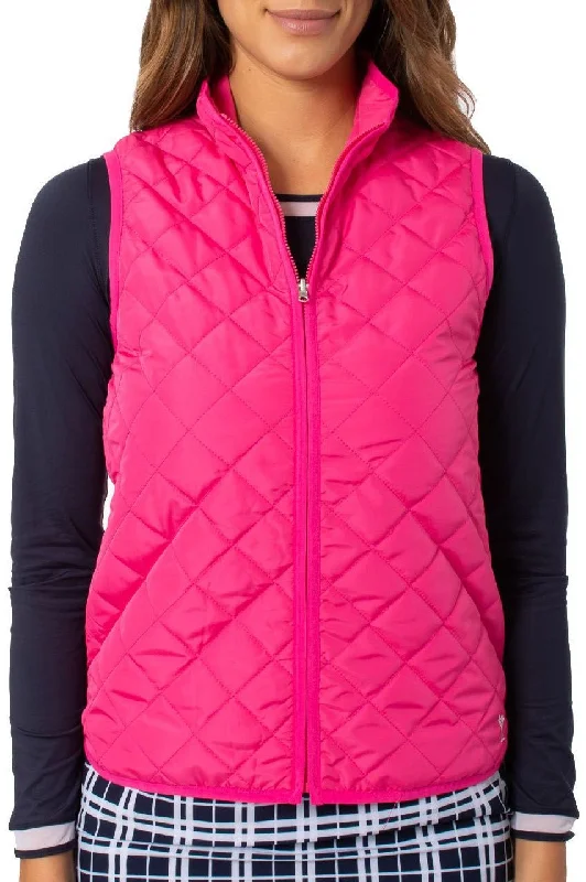 Early Bird Discount Hot Pink Quilted Wind Vest