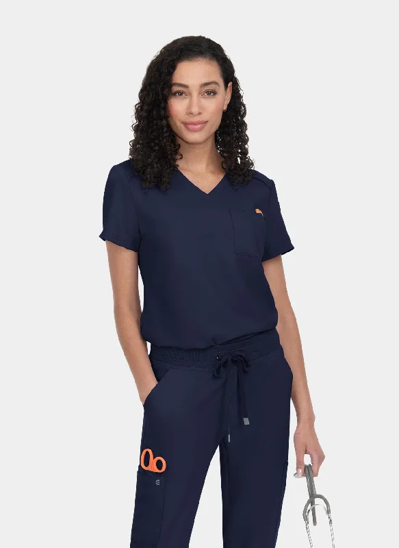 Unbeatable Prices Koi Cureology Aura Scrub Top - Navy