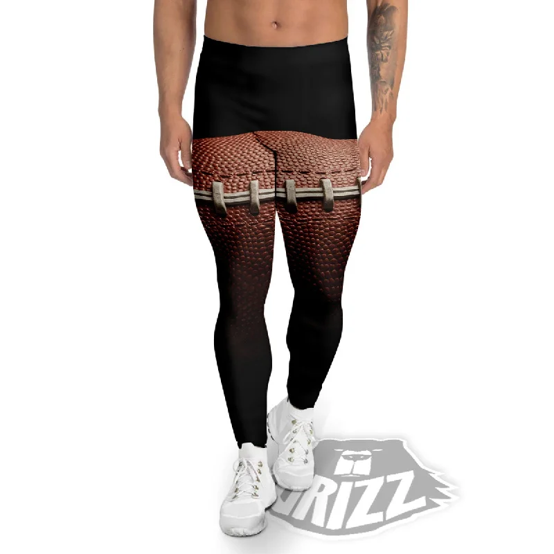 Year-End Sale American Football Print Ball Men's Leggings