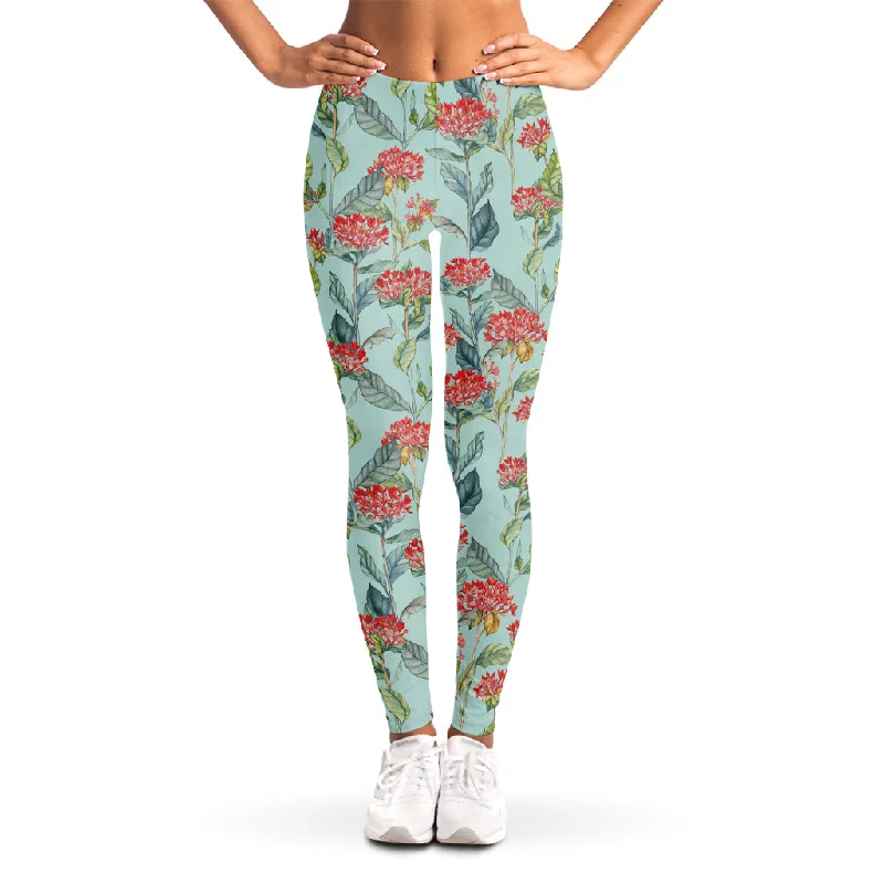 Buy Now Bouvardia Pattern Print Women's Leggings