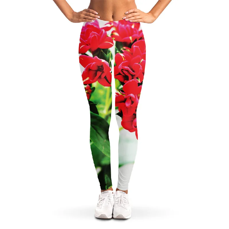 Best Bargains Bouvardia Plant Print Women's Leggings
