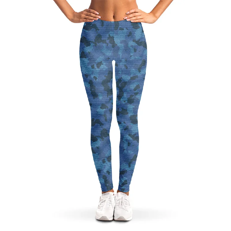 Massive Deals Camouflage Denim Jeans Pattern Print Women's Leggings