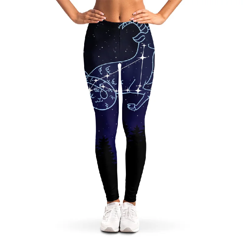 Special Discount Capricorn Constellation Print Women's Leggings