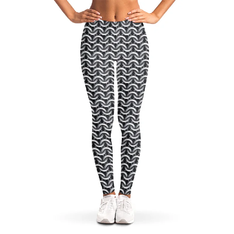 Don't Wait Chainmail Print Women's Leggings