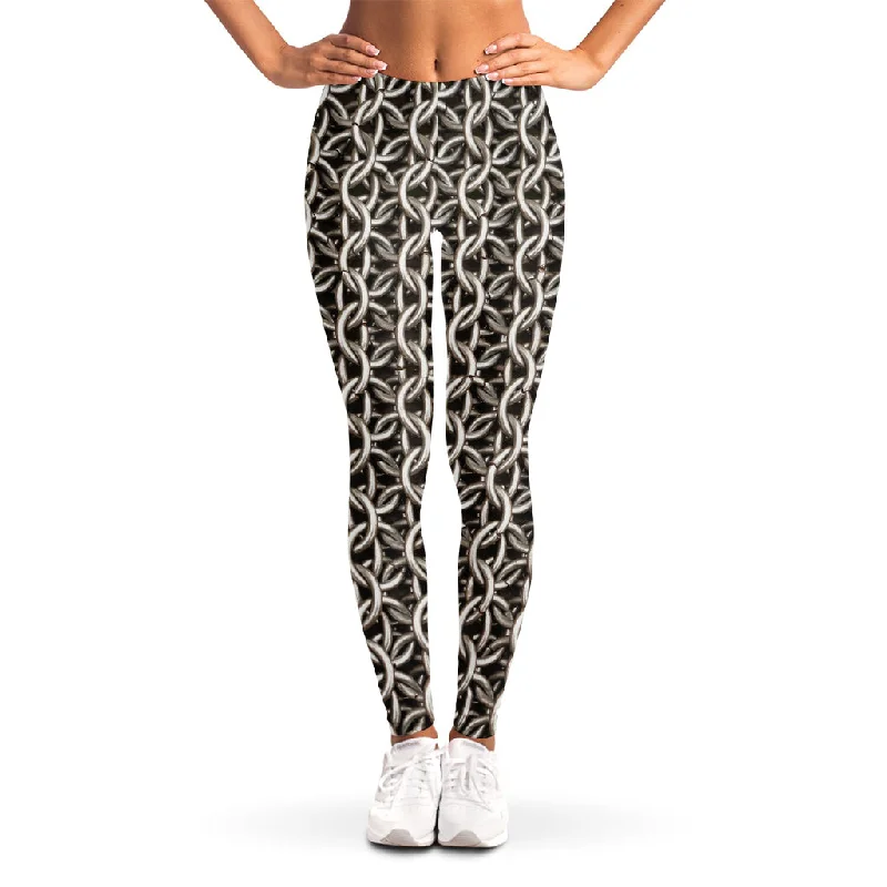 Low Prices Chainmail Ring Print Women's Leggings