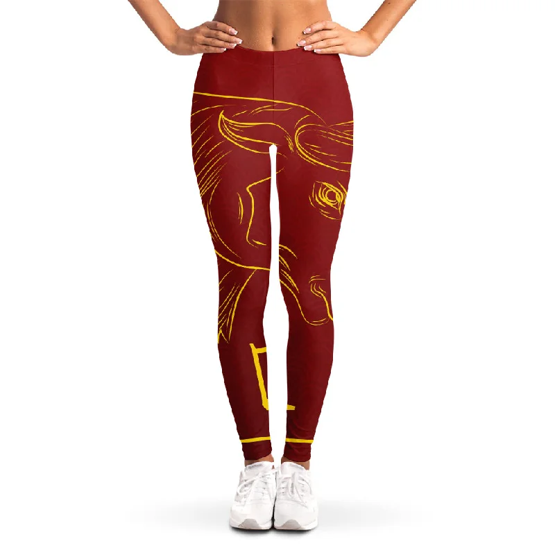 Daily Specials Chinese Horoscope Ox Sign Print Women's Leggings