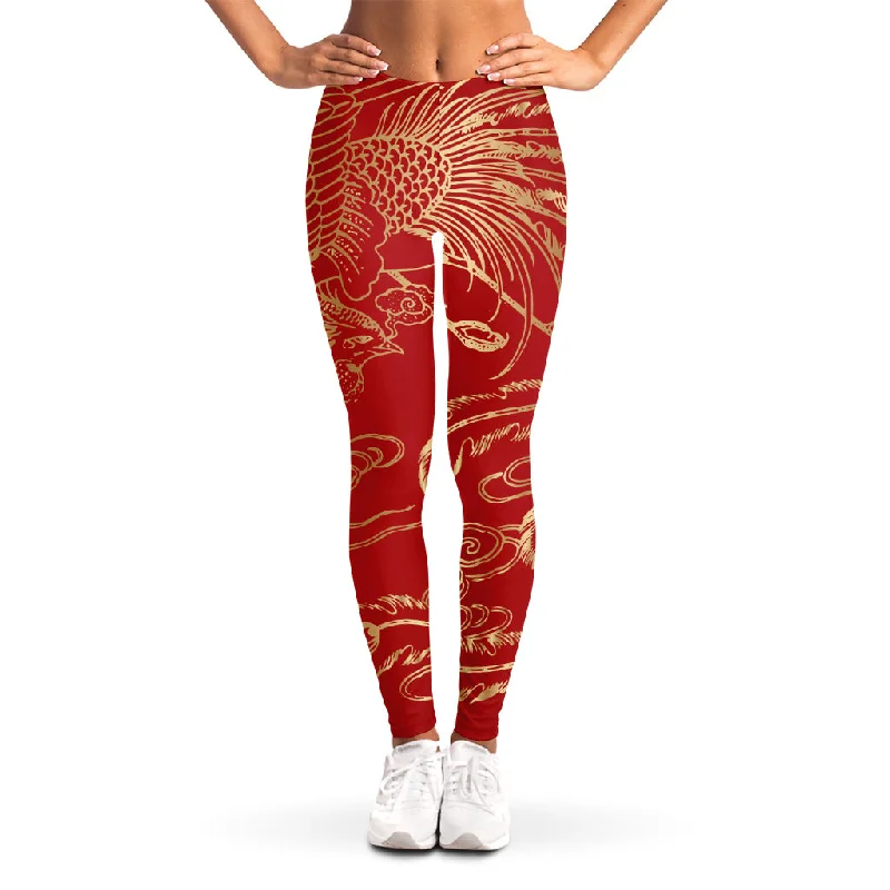 TIME-Limited Offer Chinese Phoenix Print Women's Leggings