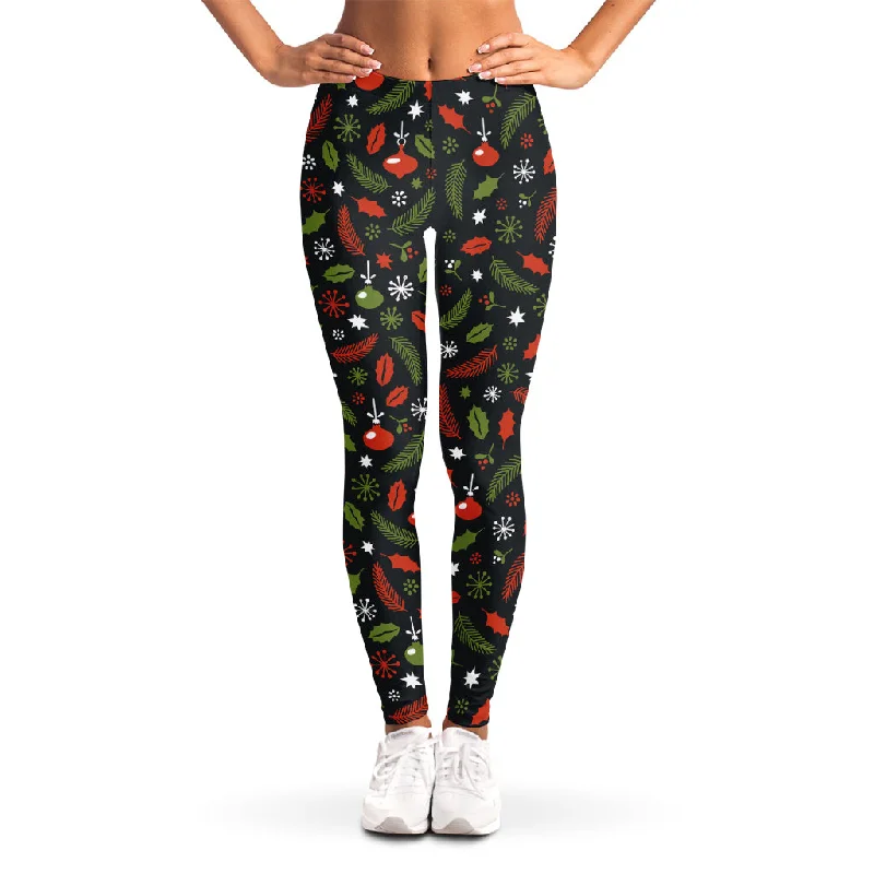 Don't Wait Christmas Decorations Pattern Print Women's Leggings