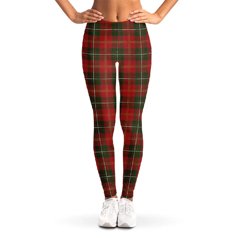 Today’s Special Christmas Scottish Tartan Pattern Print Women's Leggings