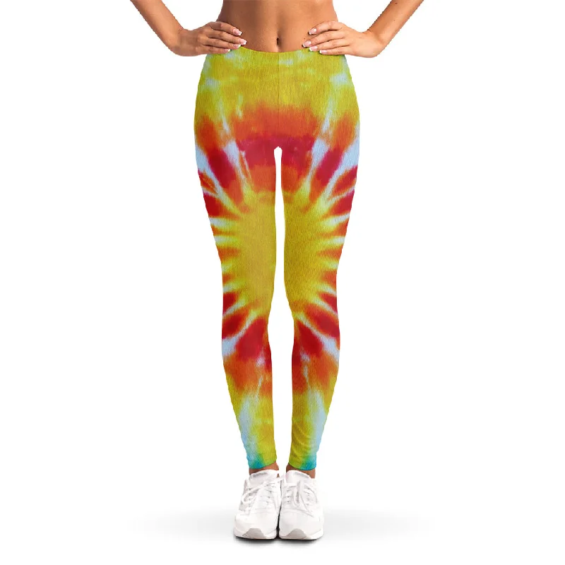 Savings Galore Circle Tie Dye Print Women's Leggings