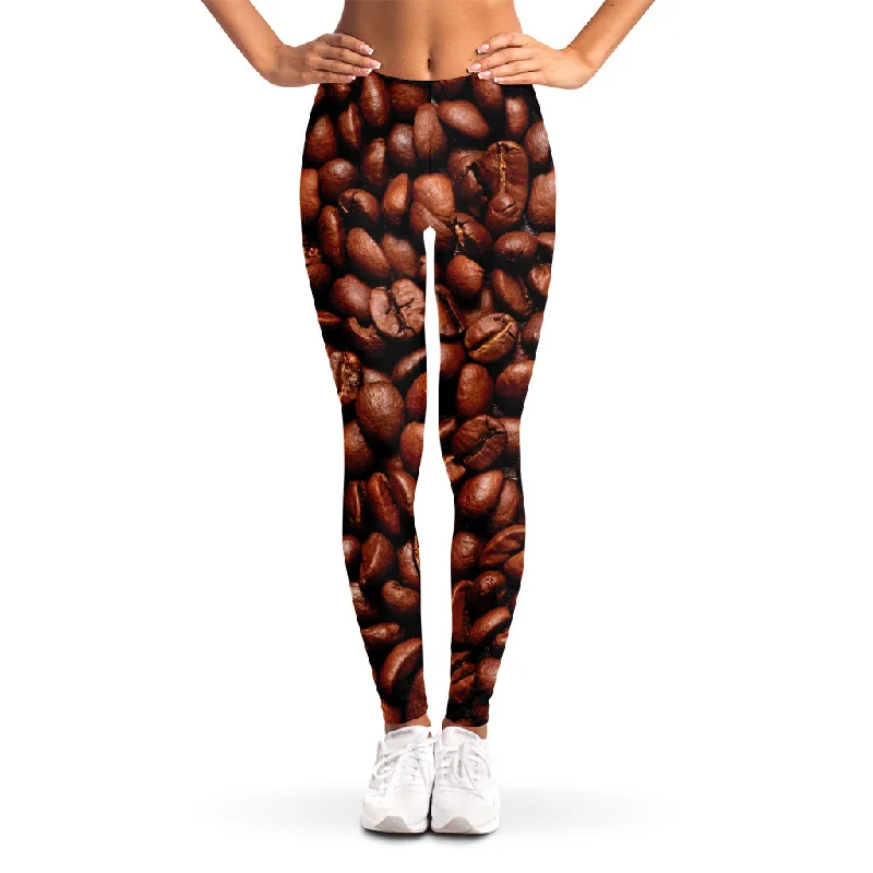 Today's Special Coffee Beans Print Women's Leggings