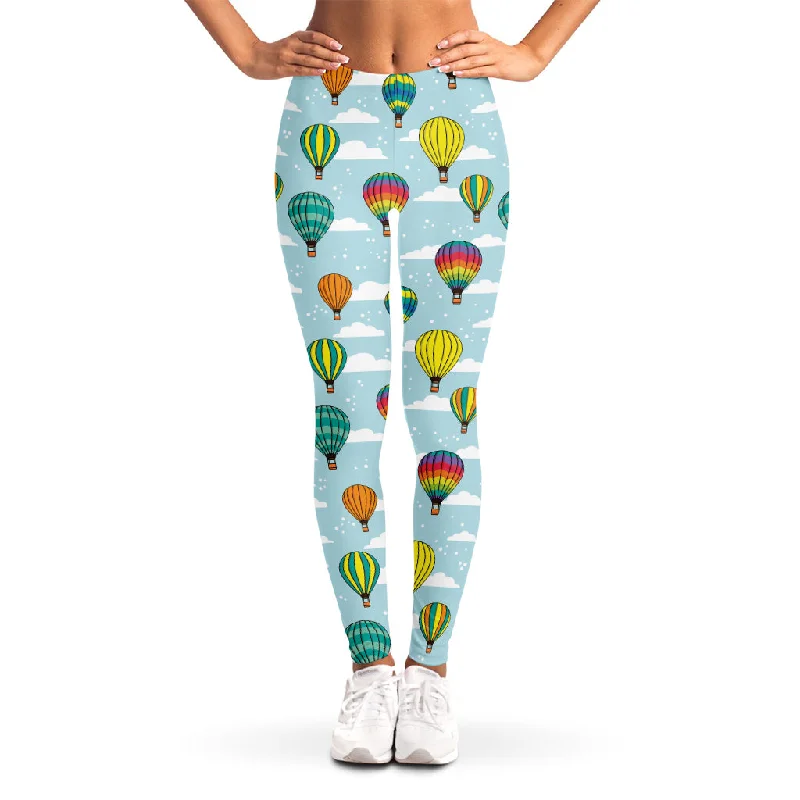 Amazing Deals Colorful Air Balloon Pattern Print Women's Leggings