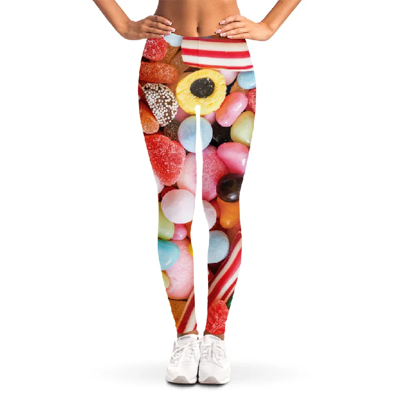 Value Deals Colorful Candy And Jelly Print Women's Leggings