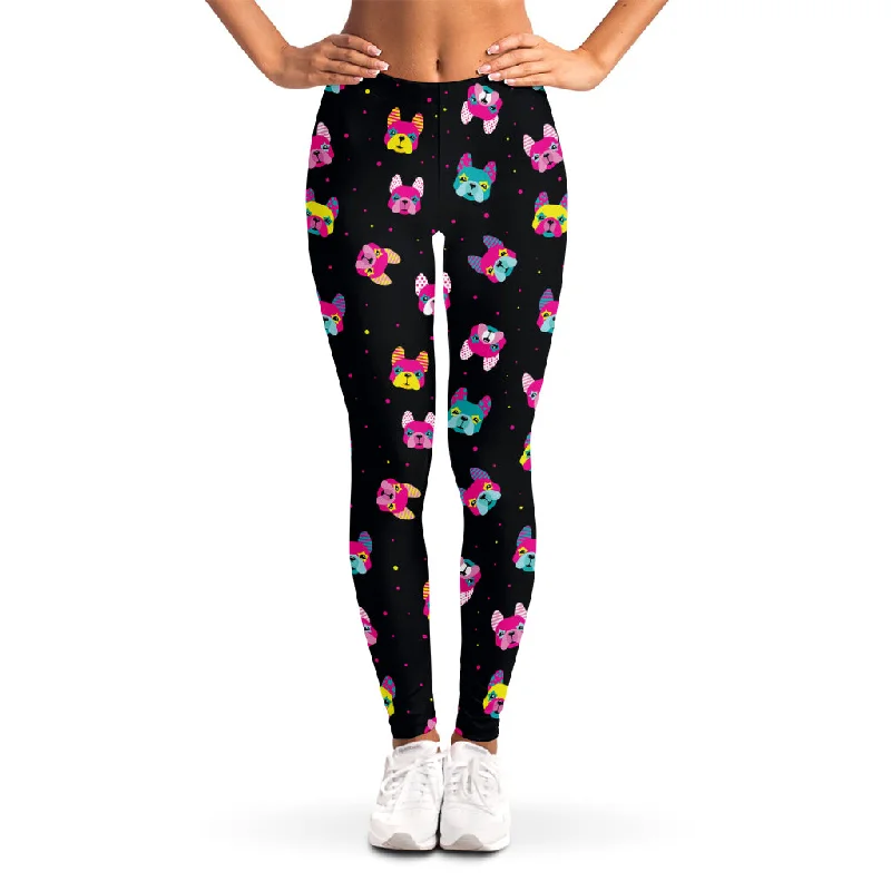 Mega Sale Colorful French Bulldog Print Women's Leggings