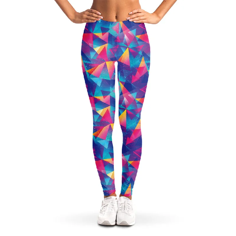 Amazing Deals Colorful Geometric Mosaic Print Women's Leggings