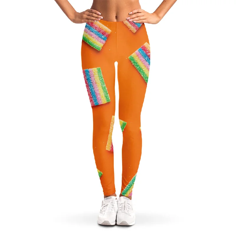 Discount Extravaganza Colorful Gummy Print Women's Leggings