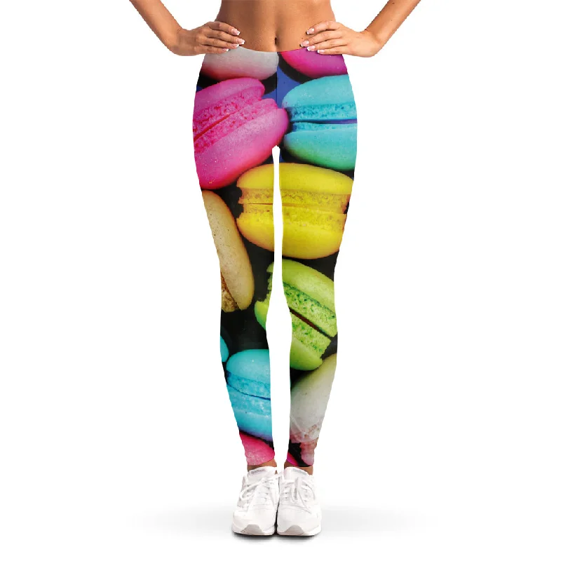 Hot Deal Colorful Macarons Print Women's Leggings