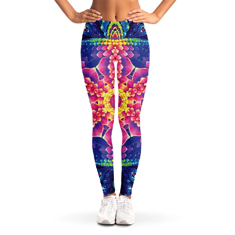 New Markdowns Colorful Psychedelic Kaleidoscope Print Women's Leggings