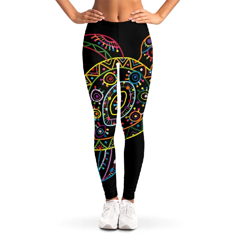 Great Deals Colorful Sea Turtle Print Women's Leggings