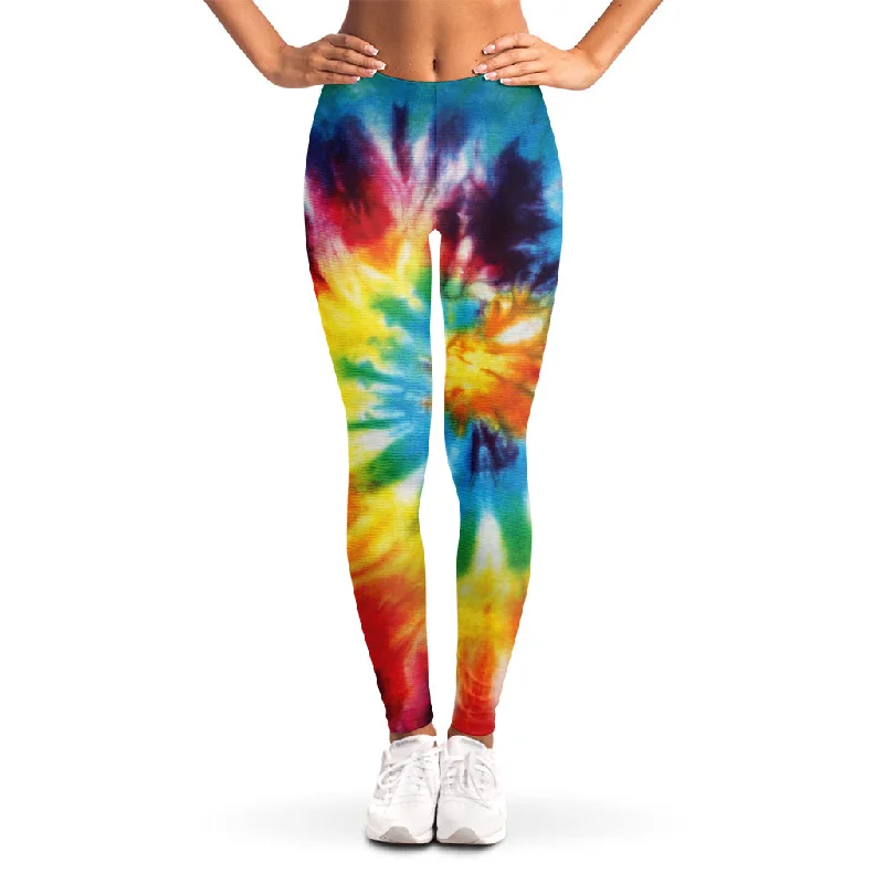 Flash Deals Colorful Tie Dye Print Women's Leggings
