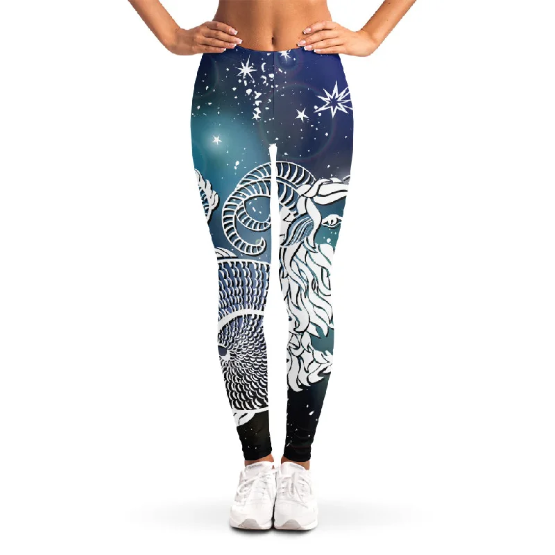 Lowest Price Constellation Of Capricorn Print Women's Leggings