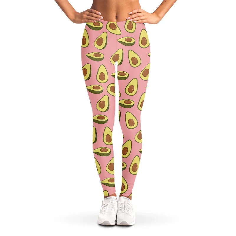 New Arrival Cute Avocado Pattern Print Women's Leggings