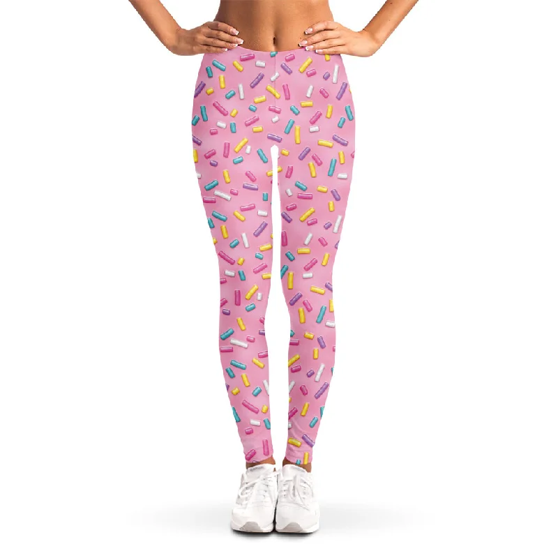 Price Reduction Cute Candy Pattern Print Women's Leggings