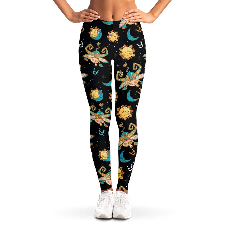 YEAR-End Clearance Cute Cartoon Taurus Pattern Print Women's Leggings